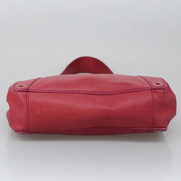 CELINE Shoulder Bag Leather Pink Gold - Picture 9 of 12